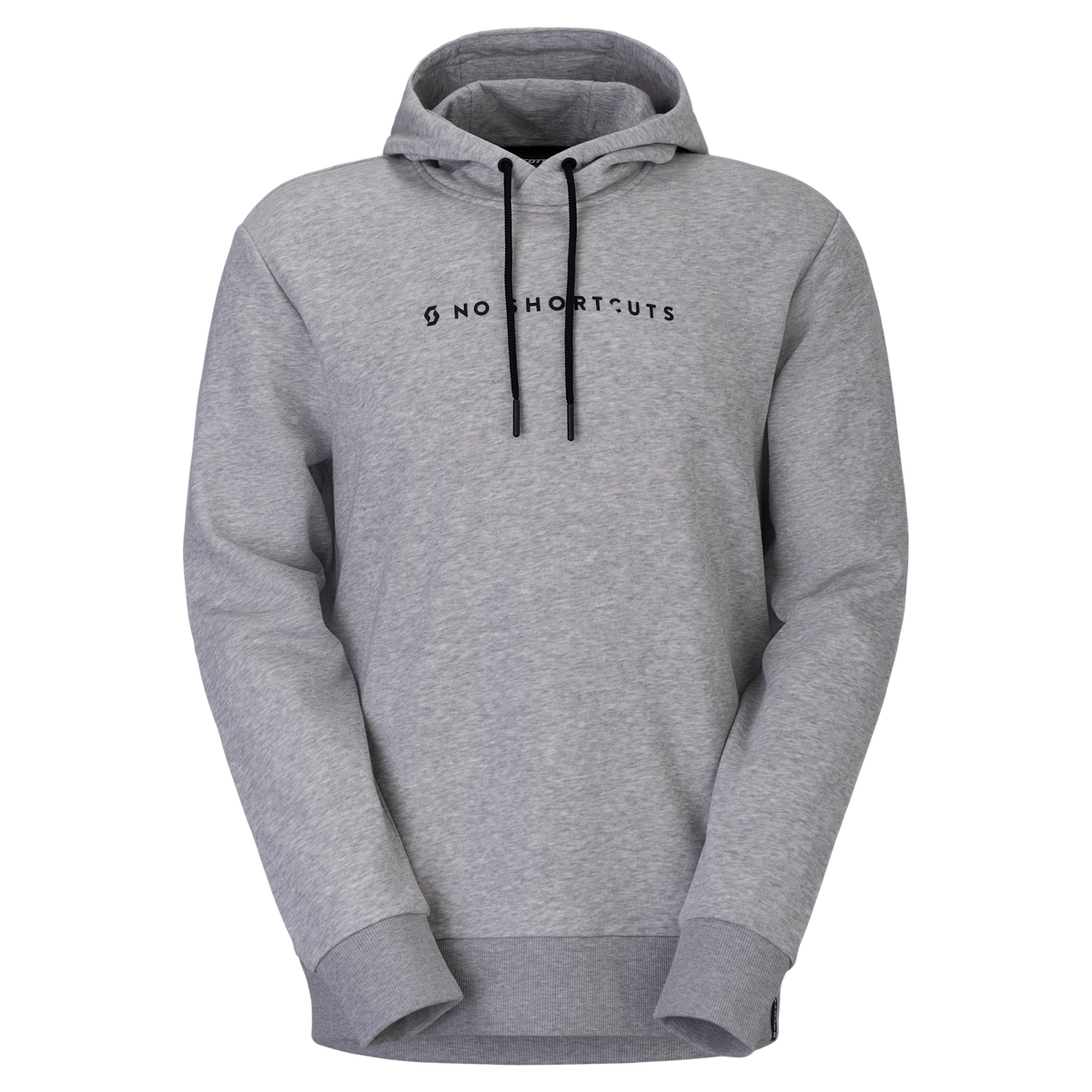 SCOTT No Shortcuts Langarm-Hoody für Herren – Grey Melange – Hauptansicht