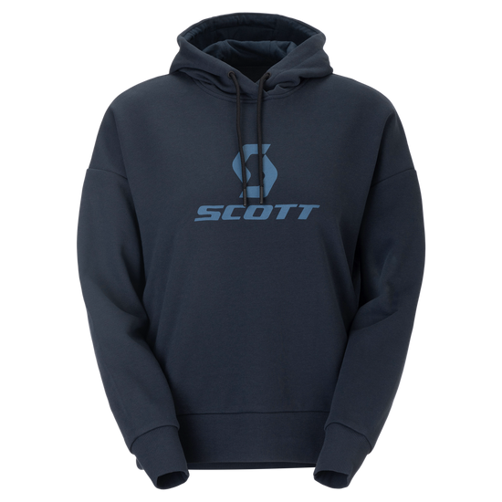 Sweat à capuche à manches longues SCOTT Icon pour femme – Bleu foncé