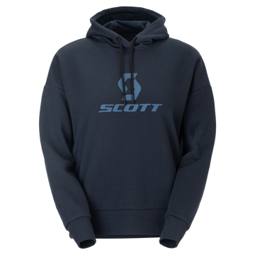Sweat à capuche à manches longues SCOTT Icon pour femme – Bleu foncé