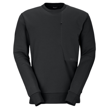 SCOTT Crewneck Men – Black – Front view