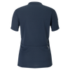 SCOTT Tee Vertic Zip Short Sleeve Damen – Dark Blue – Rückansicht