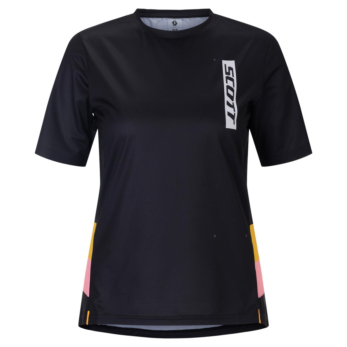 SCOTT Tuned SL Short Sleeve Damen – Black – Vorderansicht