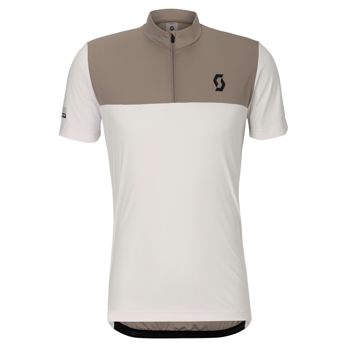 SCOTT Jersey Endurance LT Short Sleeve Herren – Cotton White - Toast Beige – Vorderansicht