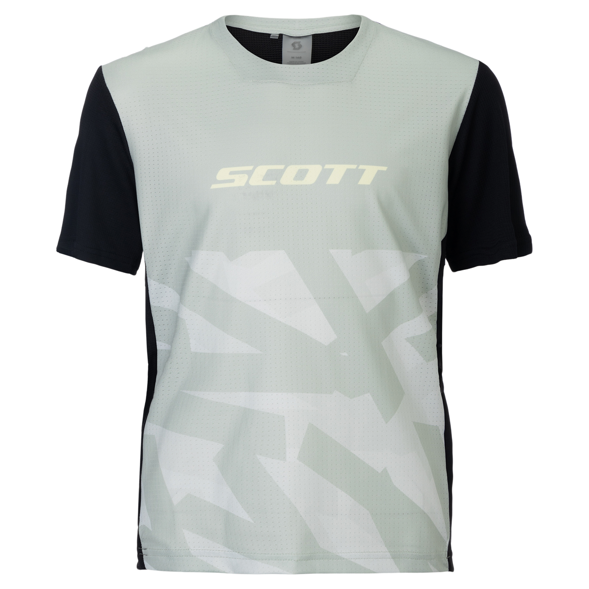 SCOTT Tee Vertic Delta Short Sleeve Kinder – Spray Grey – Vorderansicht