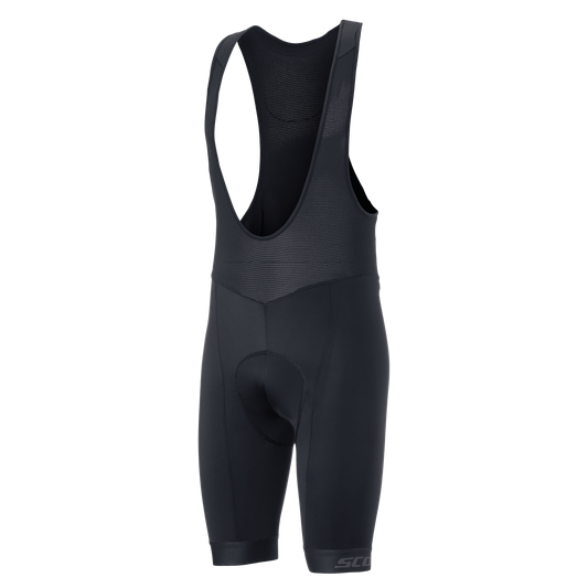SCOTT Bib Shorts Endurance ++ Herren – Black - Dark Grey – Vorderansicht