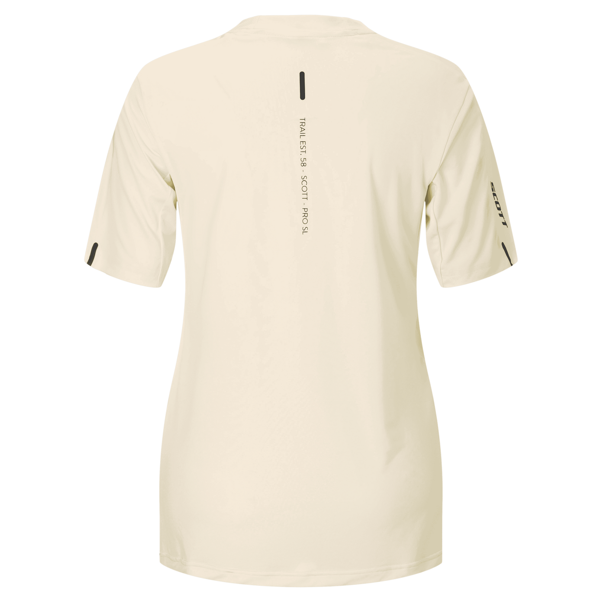 SCOTT Vertic Pro SL Short Sleeve Damen – Pastel Yellow – Rückansicht