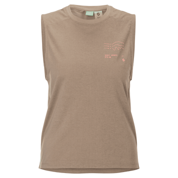 SCOTT Tank Vertic DRI Damen – Toast Beige – Vorderansicht