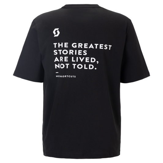 SCOTT Tee Authentic Short Sleeve Herren – Black – Rückansicht