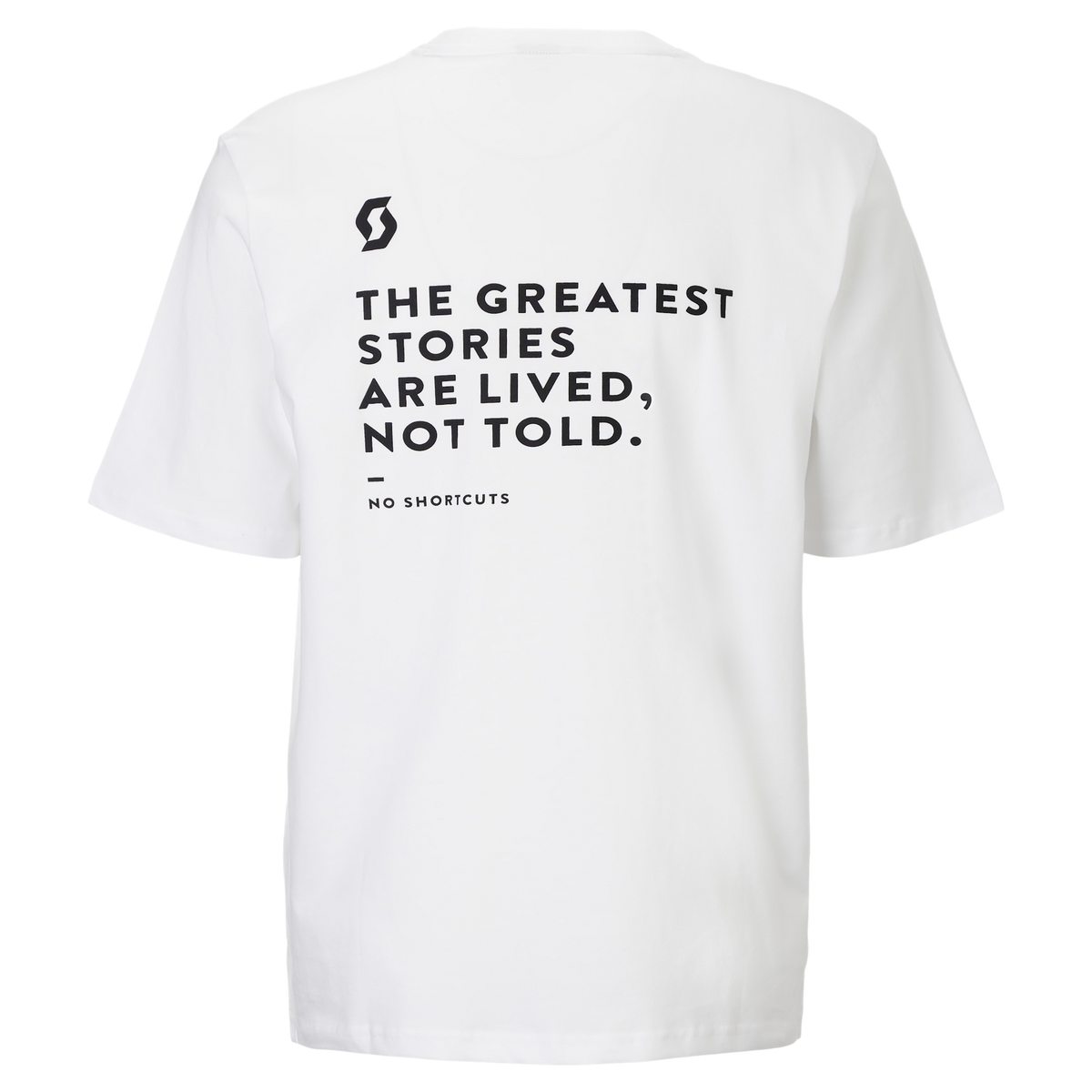 SCOTT Tee Authentic Short Sleeve Herren – White – Rückansicht