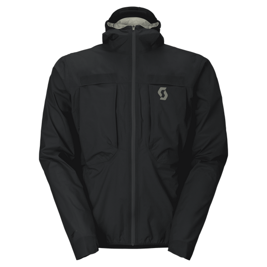 SCOTT Endurance SL Waterproof Running Jacket Men – Black Front view