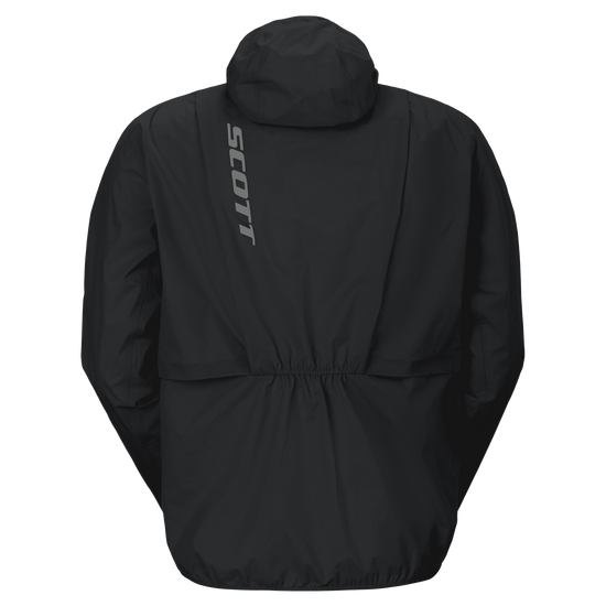 SCOTT Endurance SL Waterproof Running Jacket Men – Black Rear view