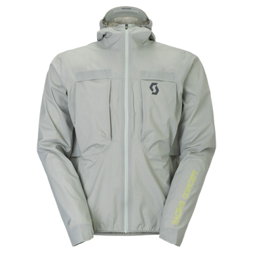 SCOTT Endurance SL Waterproof Running Jacket Men – Spray Gray Front View