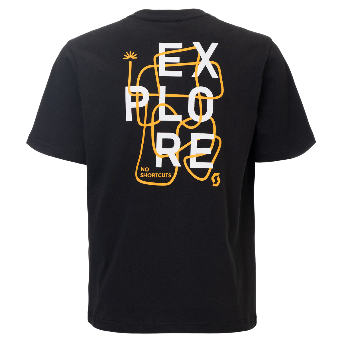 SCOTT Graphic Short Sleeve für Kinder – Black – Rückansicht