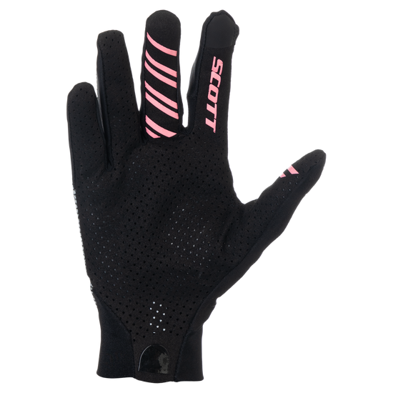 SCOTT Traction Langfinger-Fahrradhandschuhe – White - Black – Rückansicht