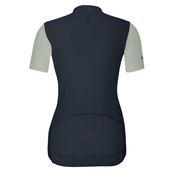 SCOTT Jersey Endurance Short Sleeve Damen – Dark Blue - Spray Grey – Rückansicht