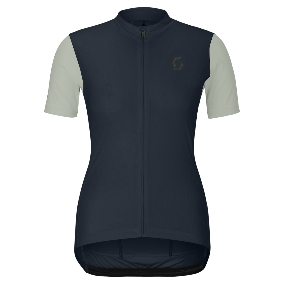 SCOTT Jersey Endurance Short Sleeve Damen – Dark Blue - Spray Grey – Vorderansicht