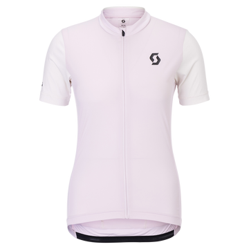 SCOTT Jersey Endurance Short Sleeve Damen – Bliss Pink - Cotton White – Vorderansicht
