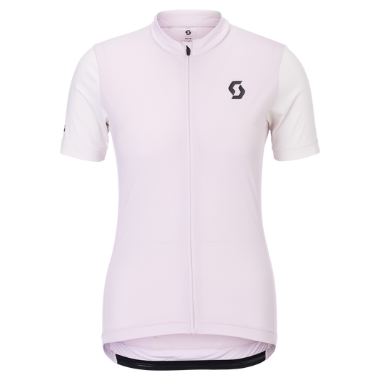 SCOTT Jersey Endurance Short Sleeve Damen – Bliss Pink - Cotton White – Vorderansicht