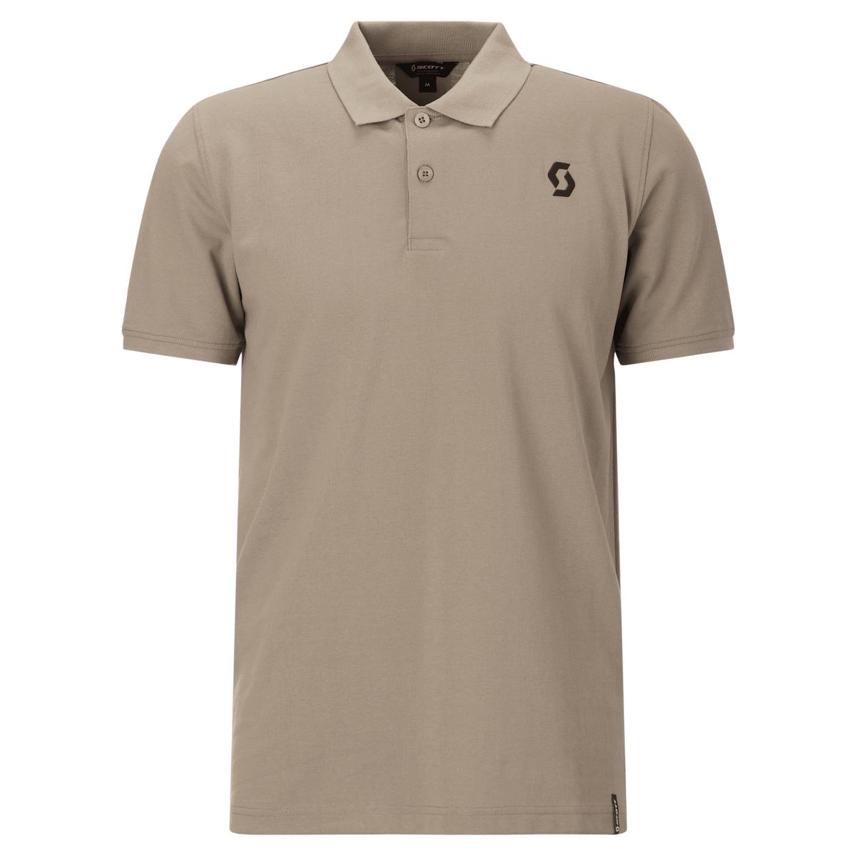 SCOTT Icon Poloshirt Herren – Toast Beige Vorderansicht