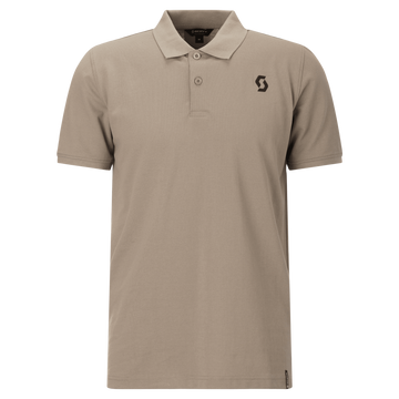 SCOTT Icon Poloshirt Herren – Toast Beige Vorderansicht