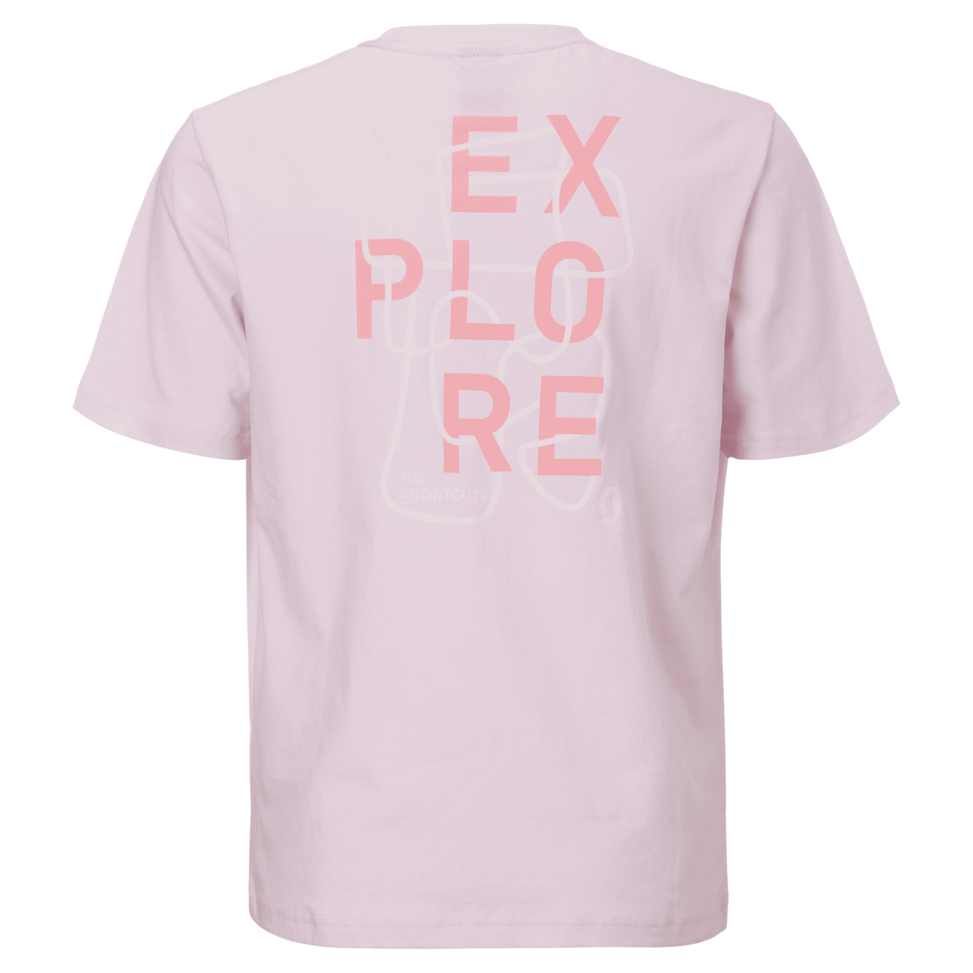 SCOTT Graphic Short Sleeve für Kinder – Bliss Pink – Rückansicht