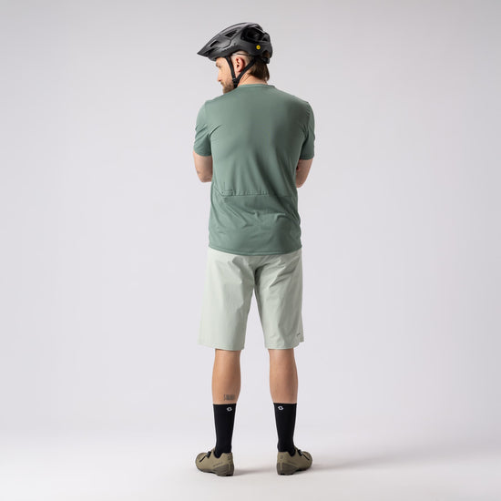 SCOTT Tee Vertic Zip Short Sleeve Herren – Lifestyle 3
