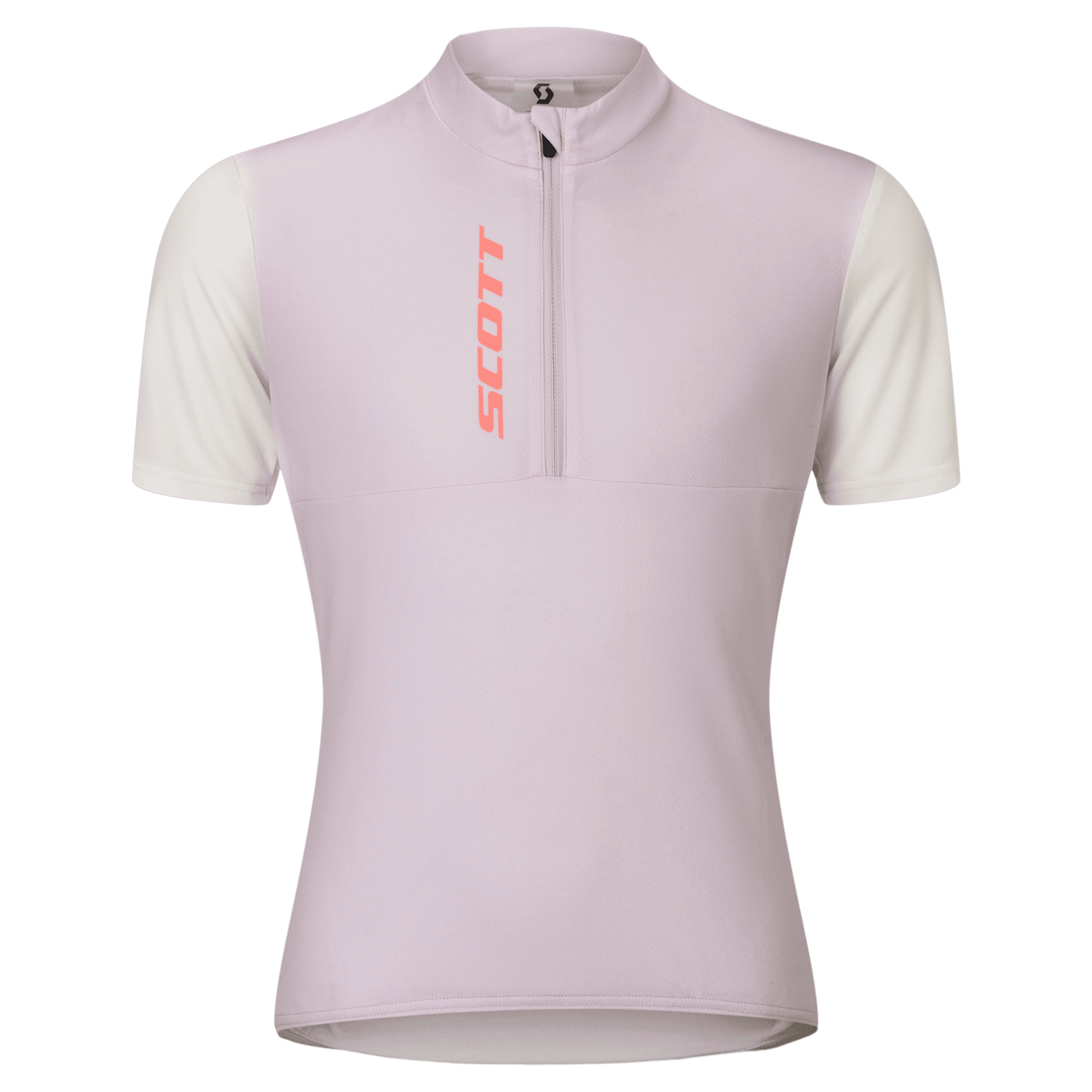 SCOTT Jersey Short Sleeve Kinder – Cotton White - Bliss Pink – Vorderansicht