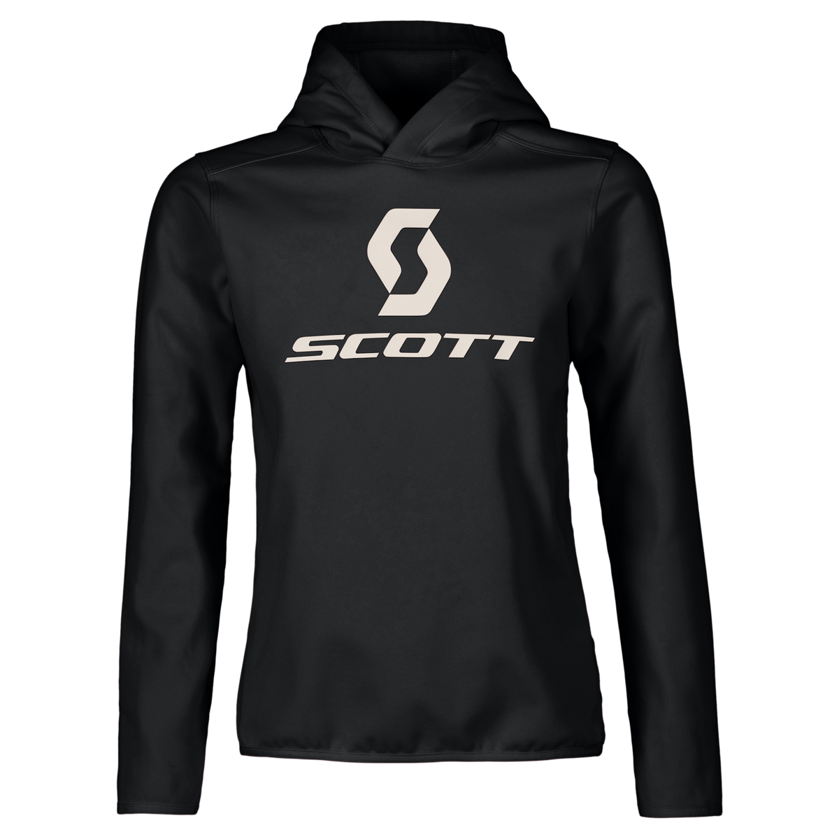 Felpa con cappuccio SCOTT Defined Warm Midlayer per bambini - Nera su PeakStyle