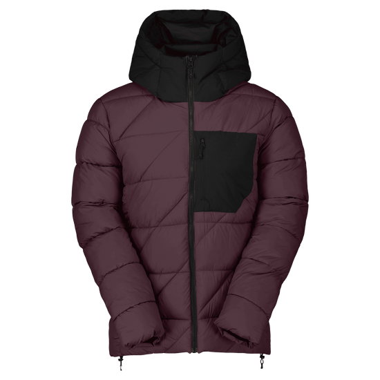 SCOTT Insuloft Warm Insulated Jacket for Men – Cocoa Red - Black
