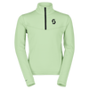 SCOTT Defined Light Midlayer-Pullover Kinder – Vapour Green Vorderansicht