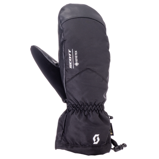 SCOTT Ultimate GORE-TEX Men's Winter Sports Mittens - Black Front at PeakStyle
