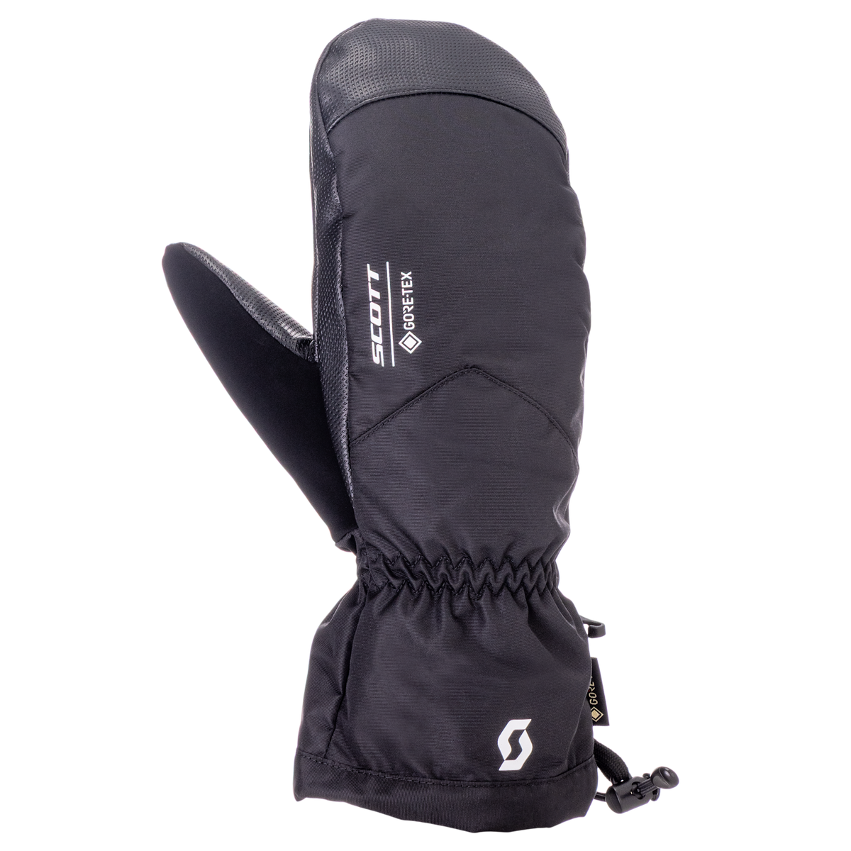 SCOTT Ultimate GORE-TEX Men's Winter Sports Mittens - Black Front at PeakStyle