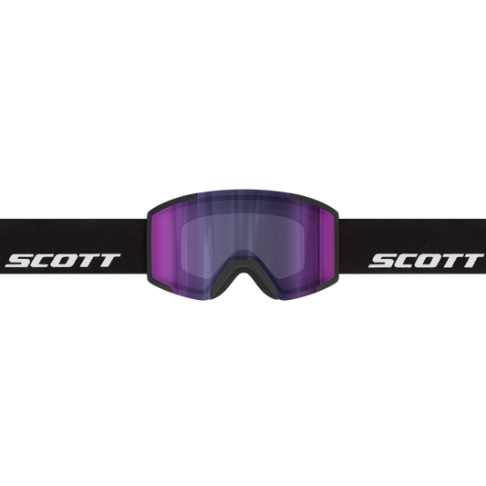 SCOTT Shield Light Sensitive Skibrille Black - AMP LS Blue Chrome S2-4 Ansicht 2
