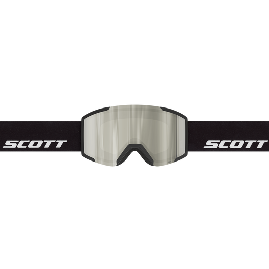 SCOTT Shield Skibrille - Black - AMP White Chrome S2 - Bild 2