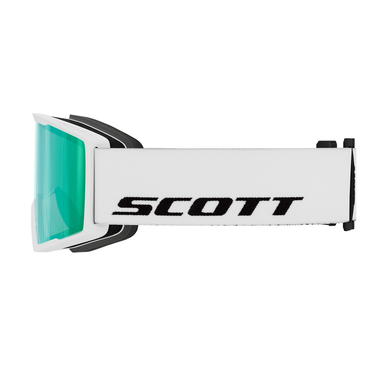 SCOTT Trace Pro Skibrille – White - Green Chrome S2 – Ansicht 4