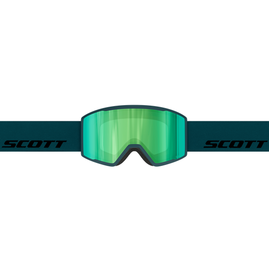 SCOTT Trace Pro Skibrille – Petrol Green - Green Chrome S2 – Ansicht 2