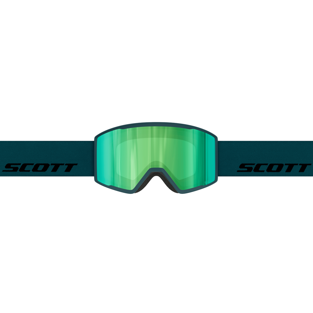 SCOTT Trace Pro Skibrille – Petrol Green - Green Chrome S2 – Ansicht 2