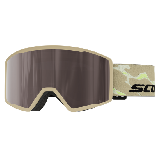 SCOTT Trace Pro Skibrille – Mojave Beige - Silver Chrome S2 – Ansicht 1