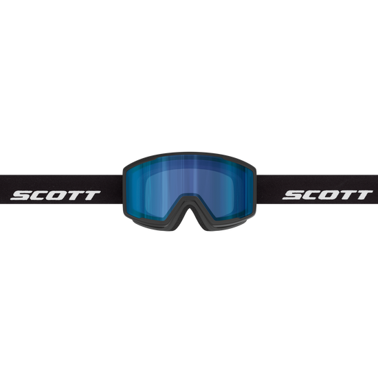 SCOTT Trace Pro Compact Skibrille – Black - Blue Chrome S1 – Ansicht 2
