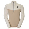 SCOTT Defined Light Men's Midlayer Sweater - Portobello Beige - Latte Beige (front) at PeakStyle