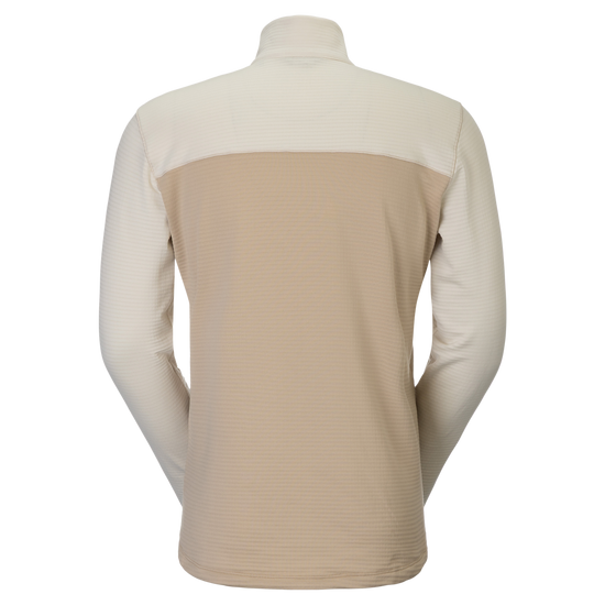 SCOTT Defined Light Midlayer Sweater for Men - Portobello Beige - Latte Beige (Back View) at PeakStyle
