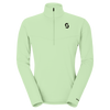 SCOTT Defined Light Midlayer Sweater for Men - Vapour Green (Front View) at PeakStyle