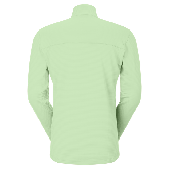 SCOTT Defined Light Midlayer Sweater for Men - Vapour Green (Back View) at PeakStyle
