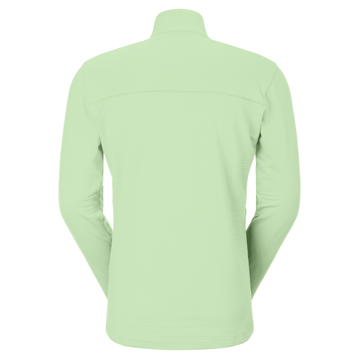 SCOTT Defined Light Midlayer Sweater for Men - Vapour Green (Back View) at PeakStyle