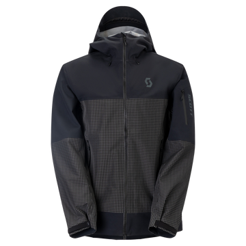 Giacca da sport invernali SCOTT Explorair 3L da uomo – Nera – Vista frontale