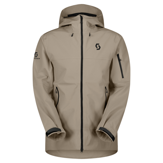 Veste de sports d'hiver SCOTT Explorair 3L pour homme – Beige Portobello – Vue de face