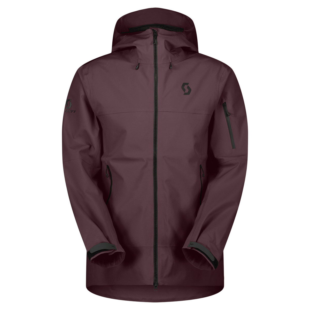 Giacca da sci SCOTT Explorair 3L da uomo – Cocoa Red – Vista frontale