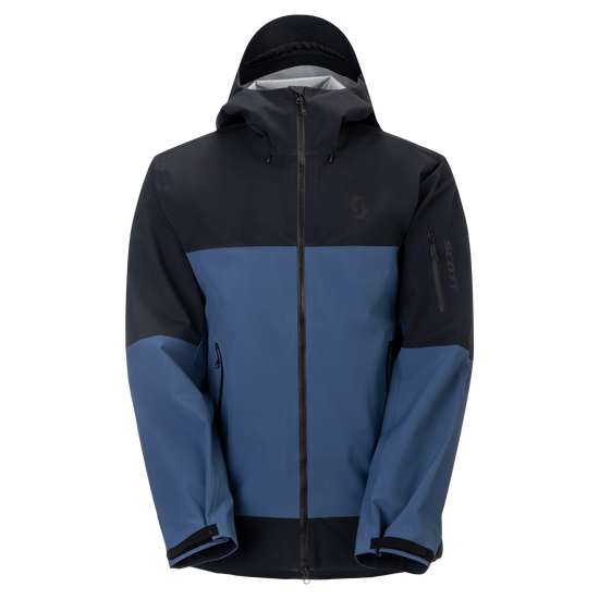 Giacca da sci SCOTT Explorair 3L da uomo – Dusk Blue - Black – Vista frontale