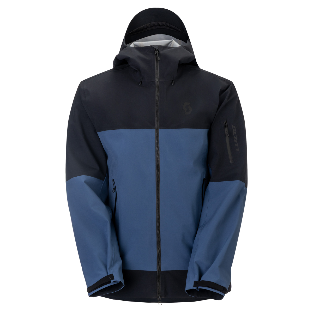 Giacca da sci SCOTT Explorair 3L da uomo – Dusk Blue - Black – Vista frontale