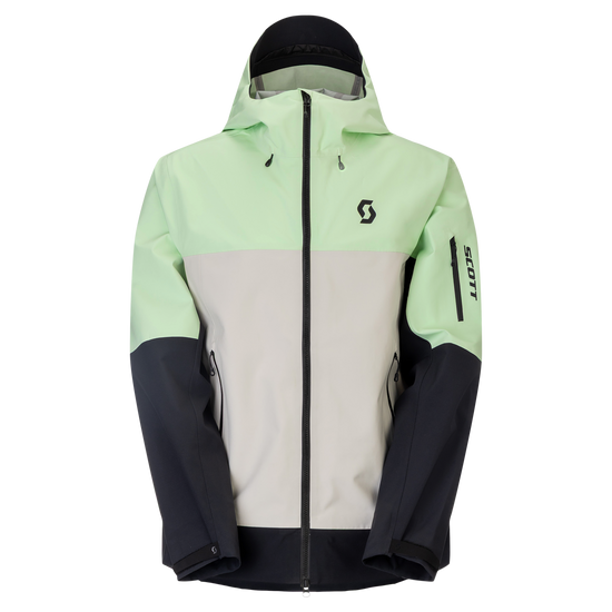 Giacca da sci SCOTT Explorair 3L da uomo – Vapour Green - Black – Vista frontale